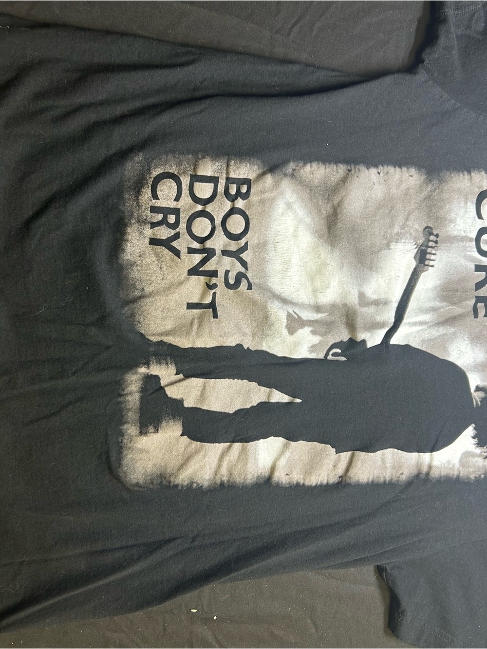 The Cure Boys Don't Cry Black Graphic T-Shirt (M) - Picture 4 of 6